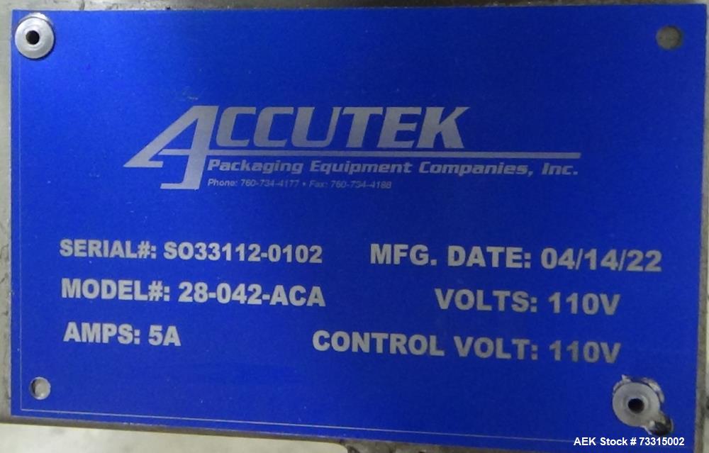Used Accutek ASC-6 Automatic Spindle Capper | High-Speed Bottle Capping Machine